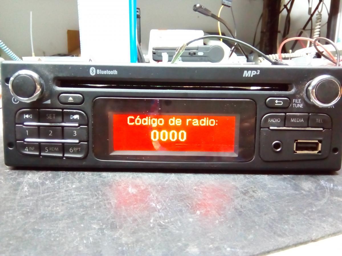 Reparación para radio CD Bluetooth Renault Anatel