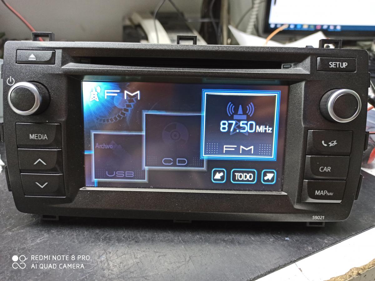 Repairs for the Toyota Auris Navigator Radio