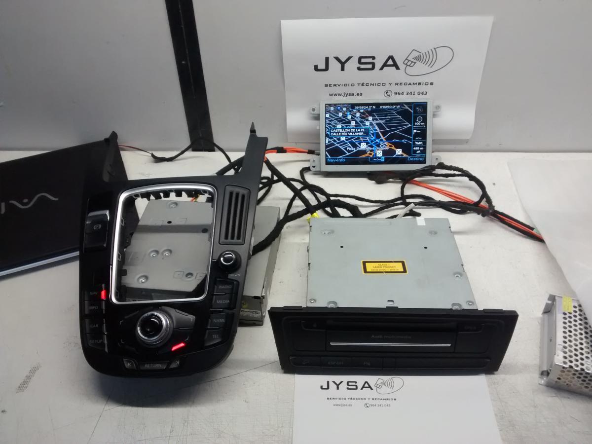 Setup of an MMI 3G HIGH navigator on the bench