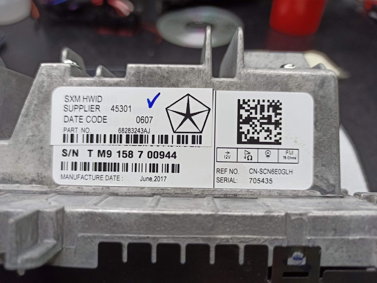 Label from a Stellantis unit