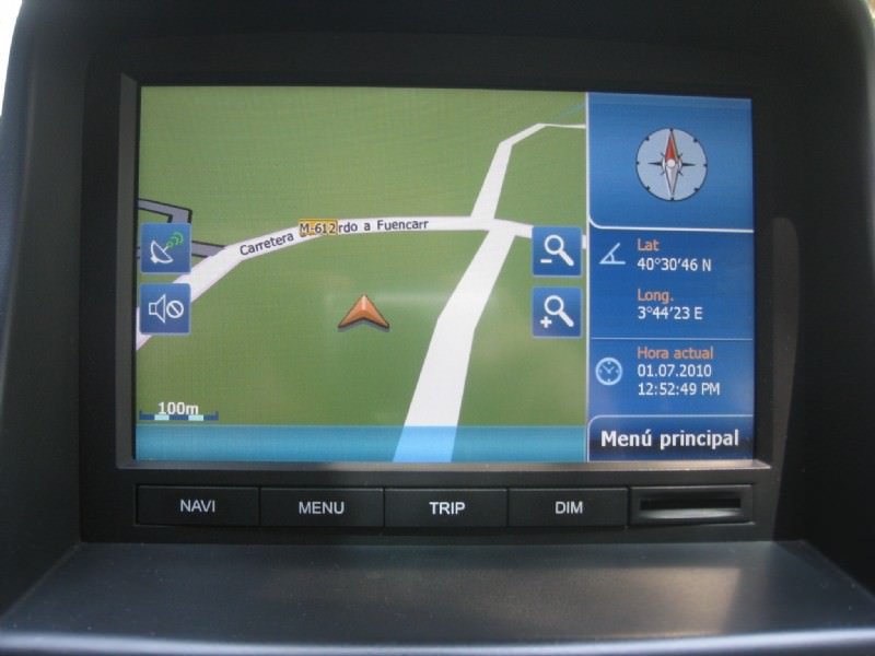Chevrolet Captiva's navigator