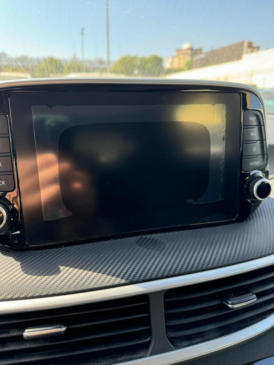 Navigator inside the car