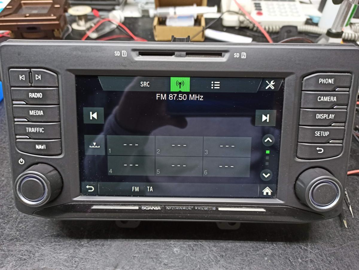 Scania radio unit